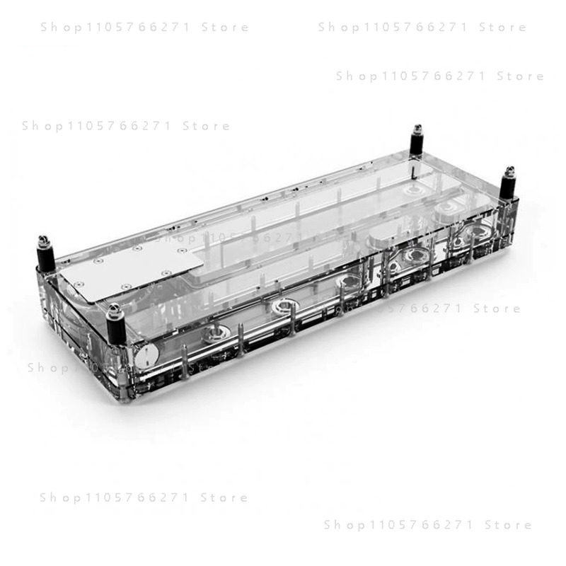 Integrated Pump Reservoir Distro Plate - Alphacool Core Distro Plate 240L Kiri/Kanan