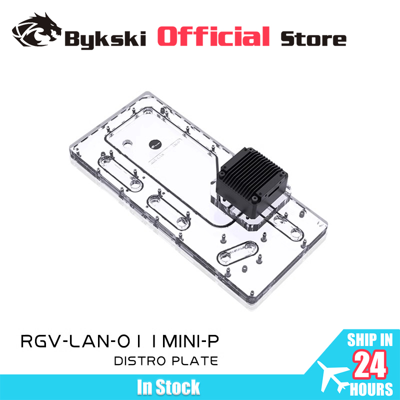 Distro Plate Ddc Pump Combo - BYKSKI RGV-LAN-O11MINI-P Sistem Pendingin Air Papan