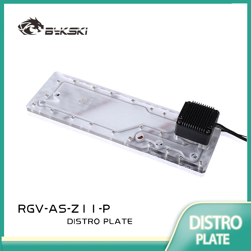 Distro Plate Ddc Pump Combo - Tangki Akrilik BYKSKI RGV-AS-Z11-P untuk Casing