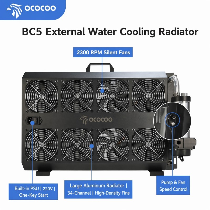 Kit Radiator Pendingin Air Eks - External Radiator Water Cooling Kit ulasan dan harga