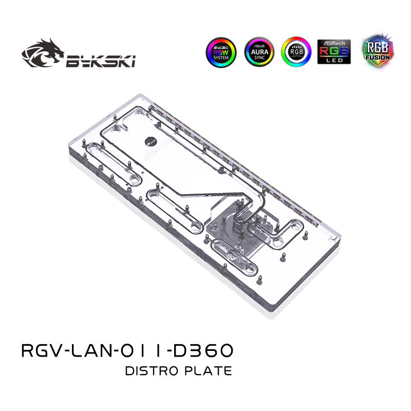 BYKSKI Distro Plate Papan Akri - Distro Plate Ddc Pump Combo ulasan dan harga