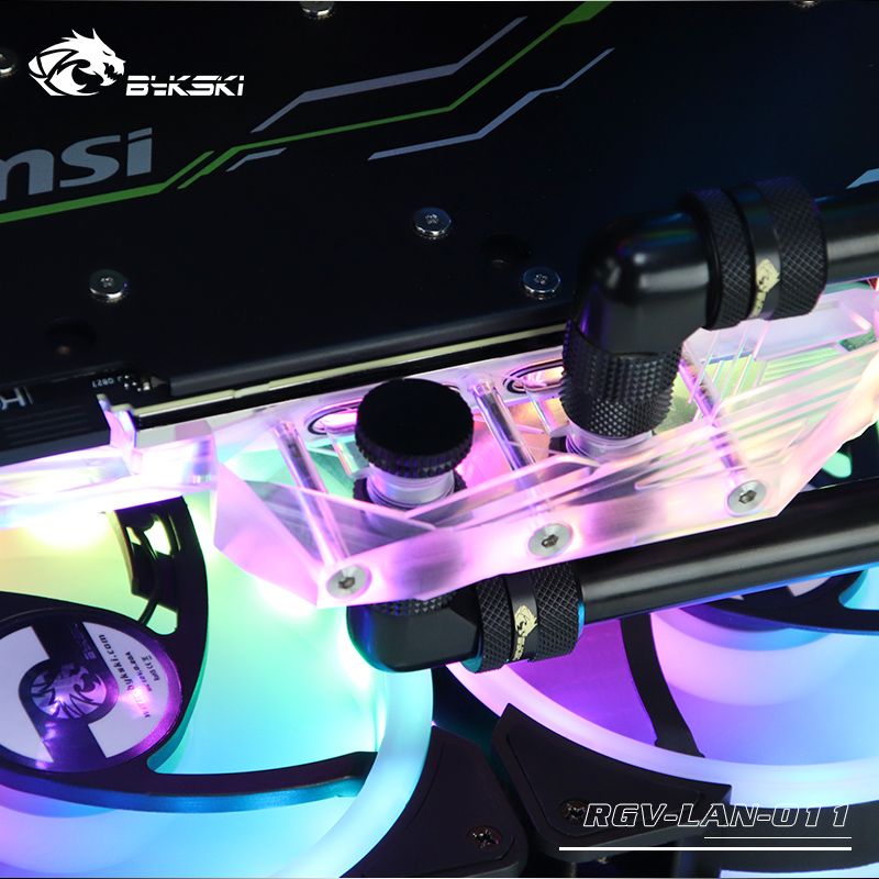 BYKSKI Distro Plate Papan Akri - Distro Plate Ddc Pump Combo ulasan dan harga