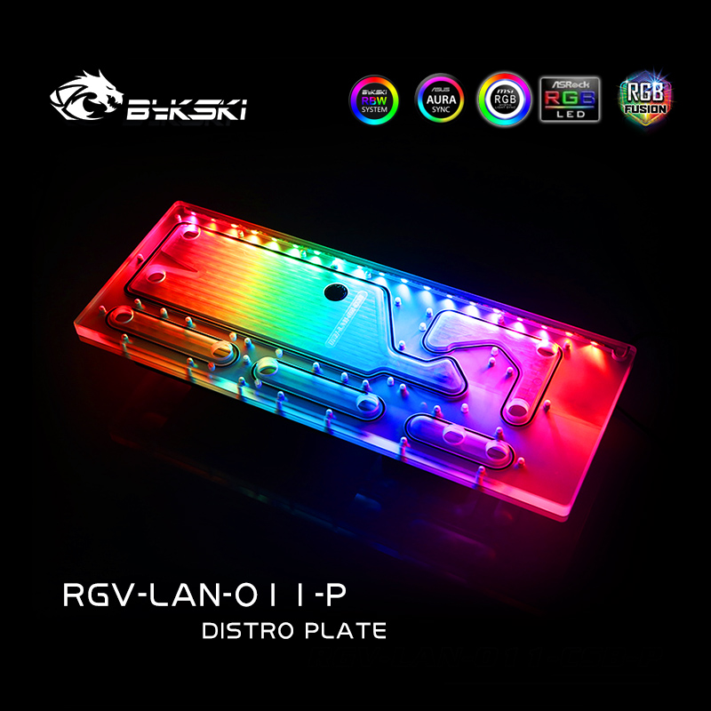 BYKSKI RGV-LAN-O11-P Pelat Dis - Distro Plate Ddc Pump Combo ulasan dan harga