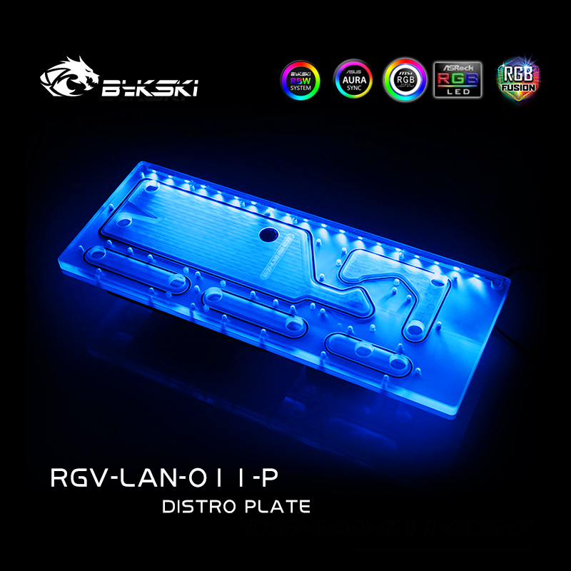 BYKSKI RGV-LAN-O11-P Pelat Dis - Distro Plate Ddc Pump Combo ulasan dan harga