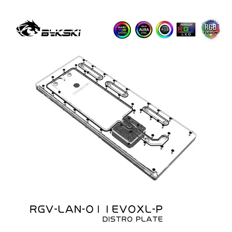 Pelat/Papan Distro Akrilik Byk - Distro Plate Ddc Pump Combo ulasan dan harga