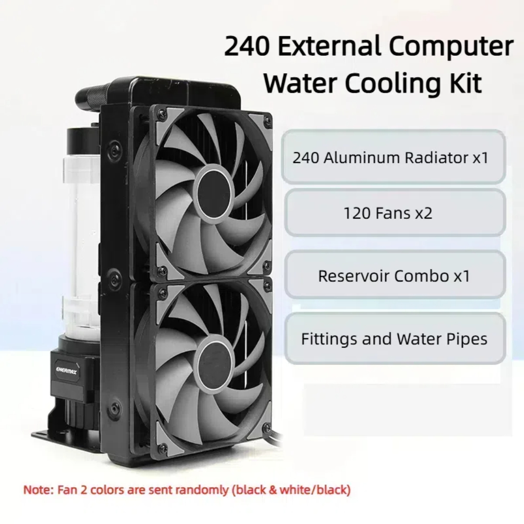 Kit radiator aluminium 240 pen - External Radiator Water Cooling Kit ulasan dan harga