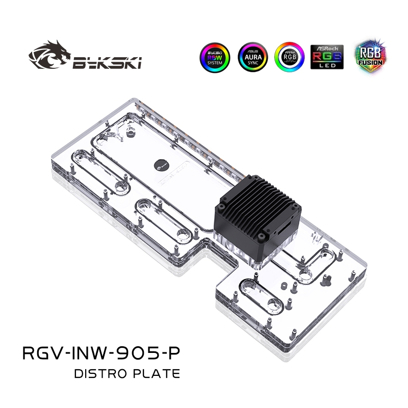 Bykski RGV-INW-905-P Pelat Dis - Distro Plate Ddc Pump Combo ulasan dan harga