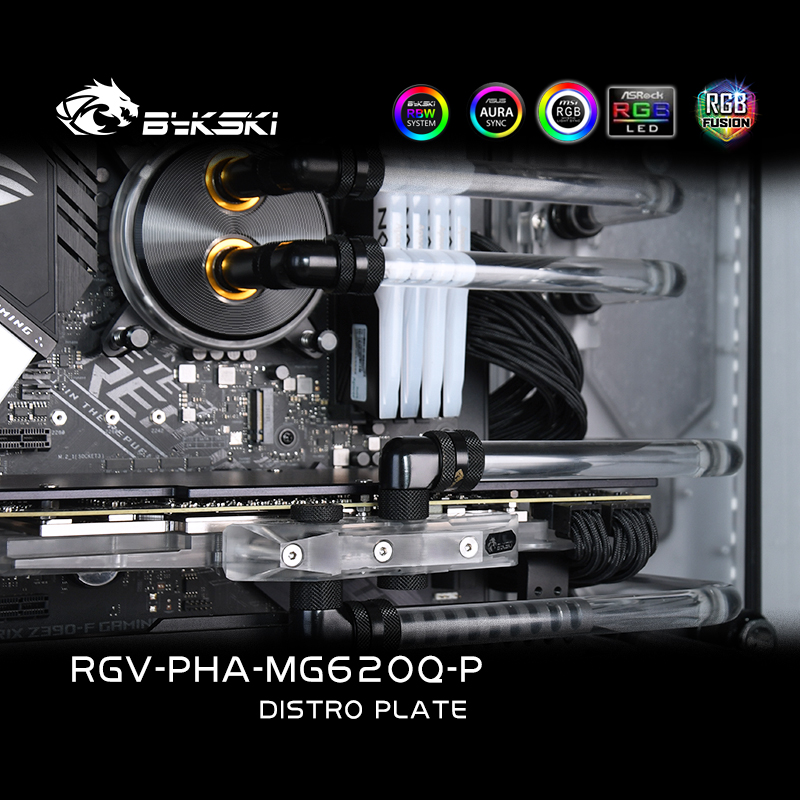 Tangki Akrilik BYKSKI Digunaka - Distro Plate Ddc Pump Combo ulasan dan harga