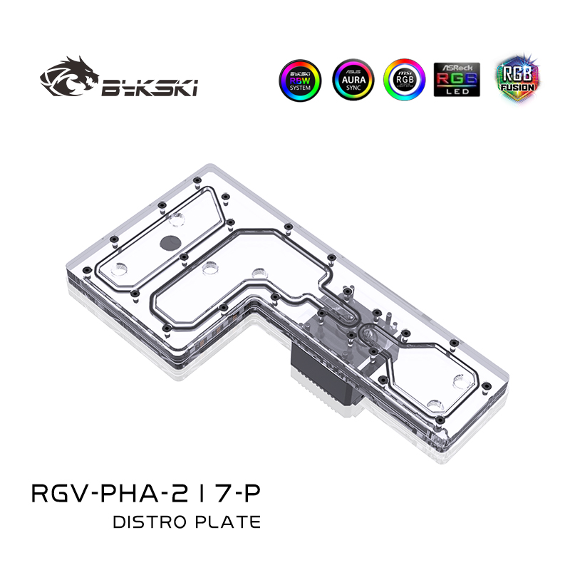 Bykski RGV-PHA-217-P Pelat/Dud - Distro Plate Ddc Pump Combo ulasan dan harga