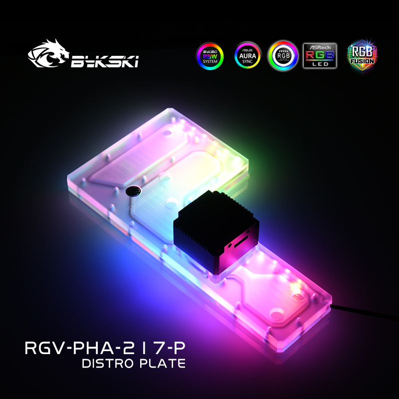 Bykski RGV-PHA-217-P Pelat/Dud - Distro Plate Ddc Pump Combo ulasan dan harga