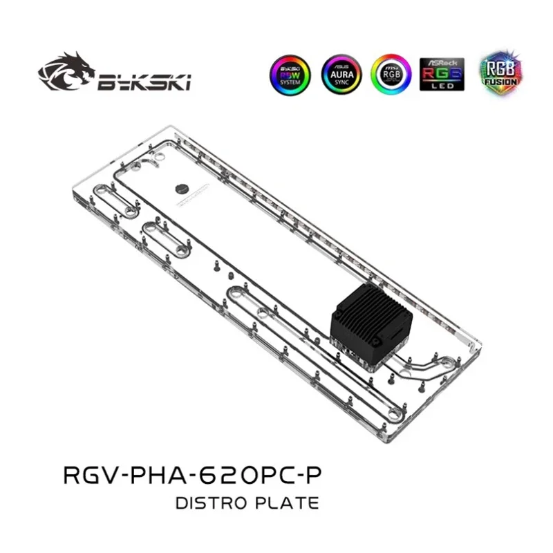 Pelat Distro Akrilik Bykski/Re - Distro Plate Ddc Pump Combo ulasan dan harga