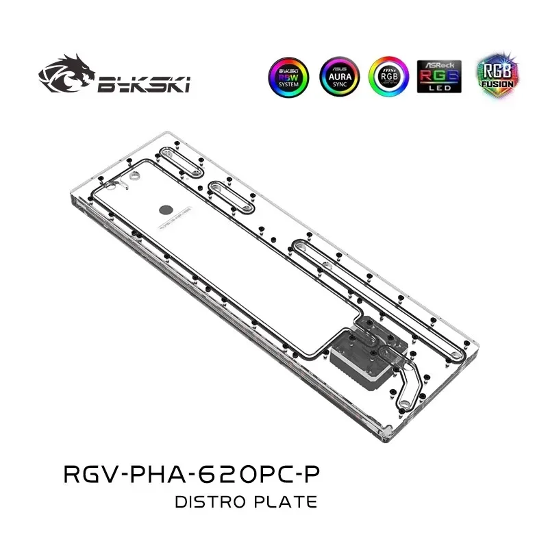 Pelat Distro Akrilik Bykski/Re - Distro Plate Ddc Pump Combo ulasan dan harga